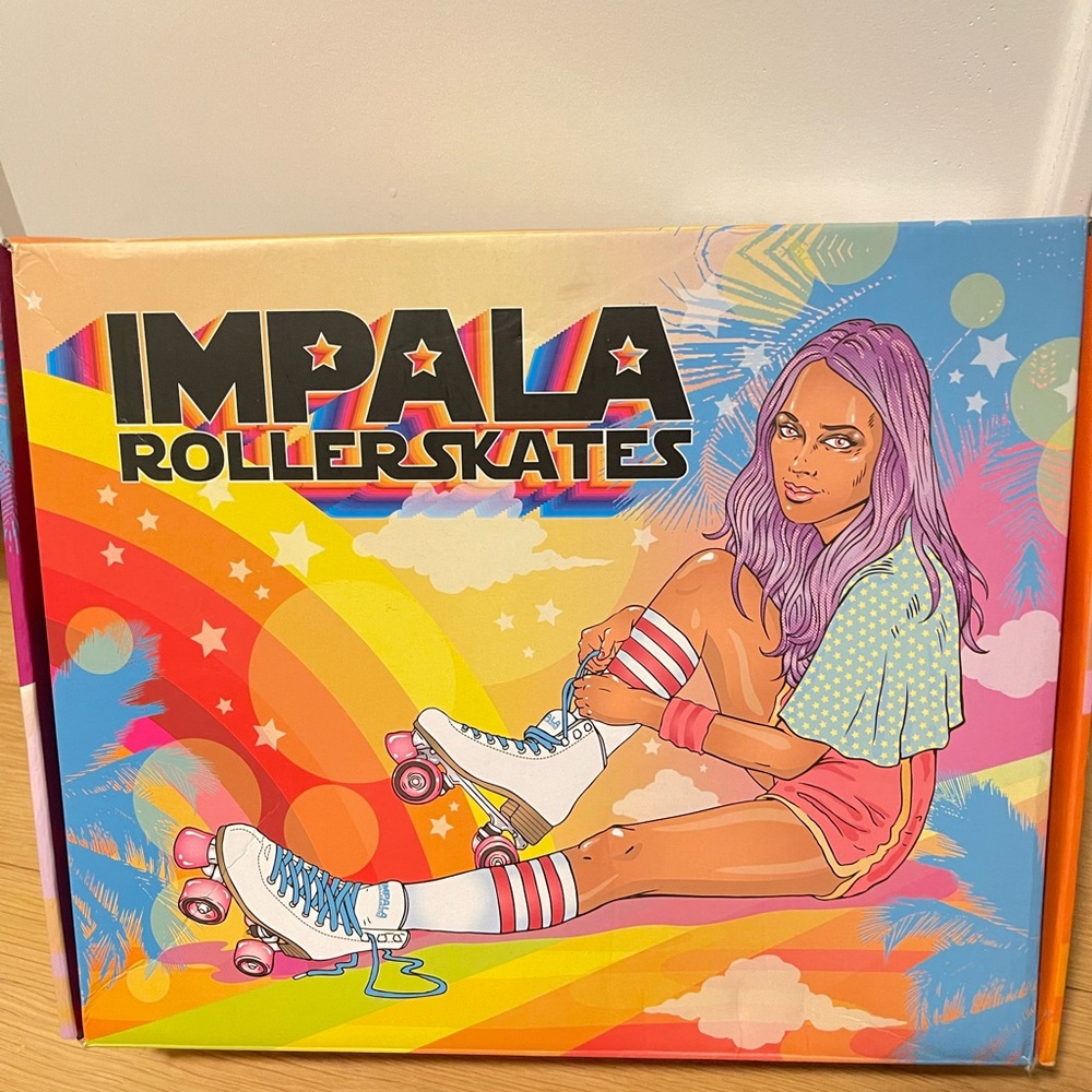 Pink Impala Roller skates size 8
